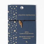 Colombia Bracelet Lightening Charm W/Card Gold/Co