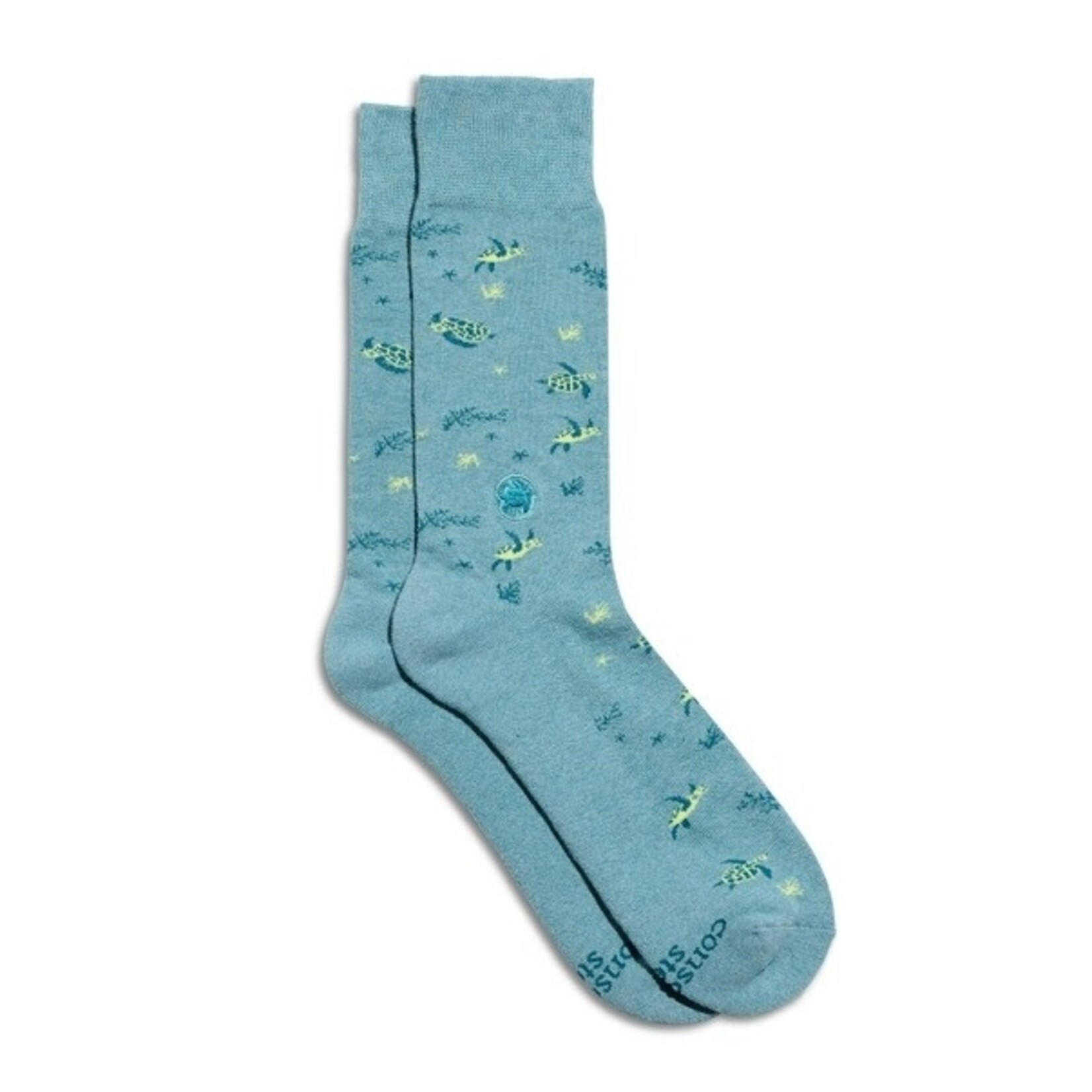 India Socks Protect Sea Turtles - L