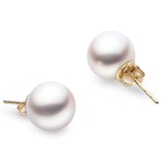 Imperial 14k Yellow Gold 10mm Pearl Earrings