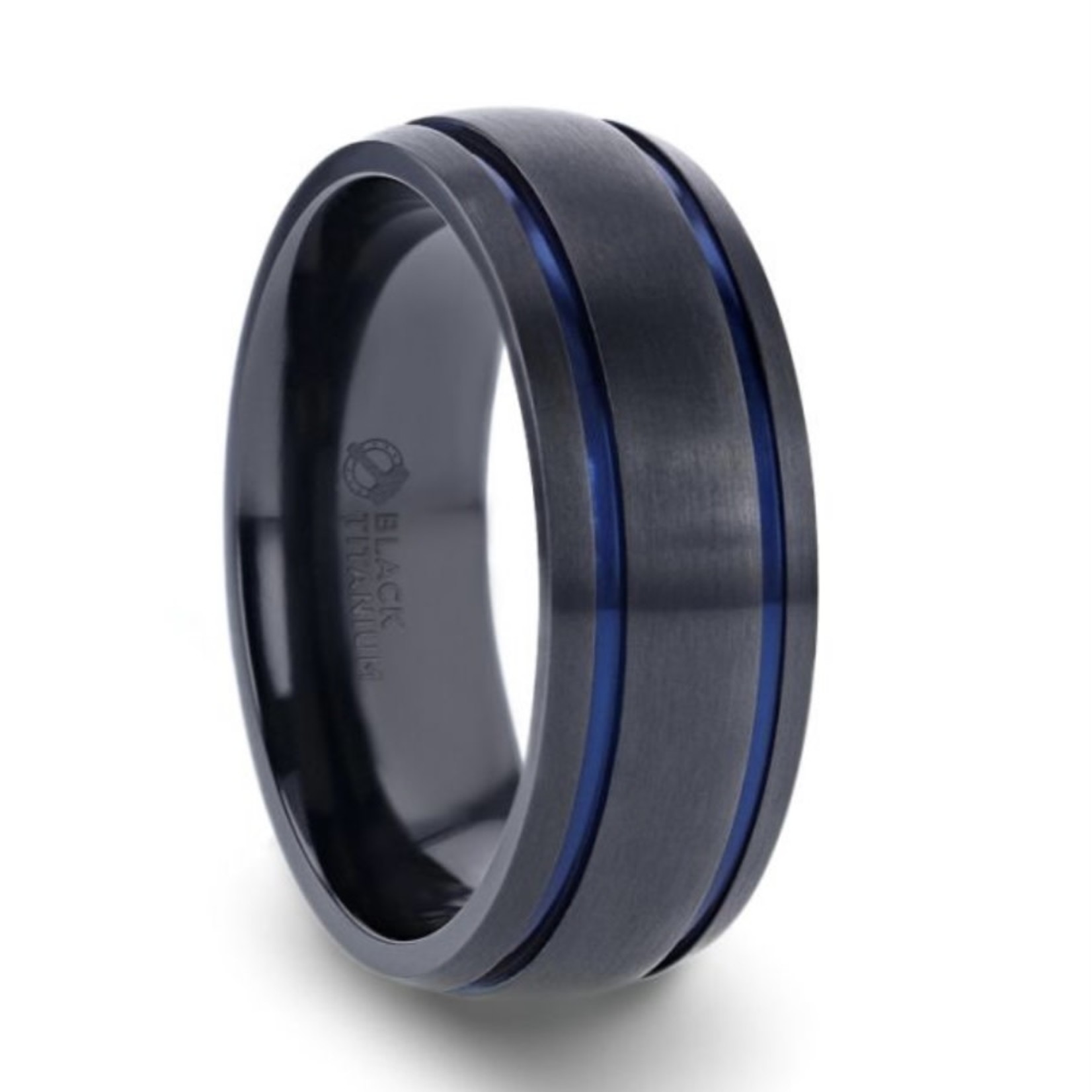 Thorsten Sheriff Black Titanium Ring