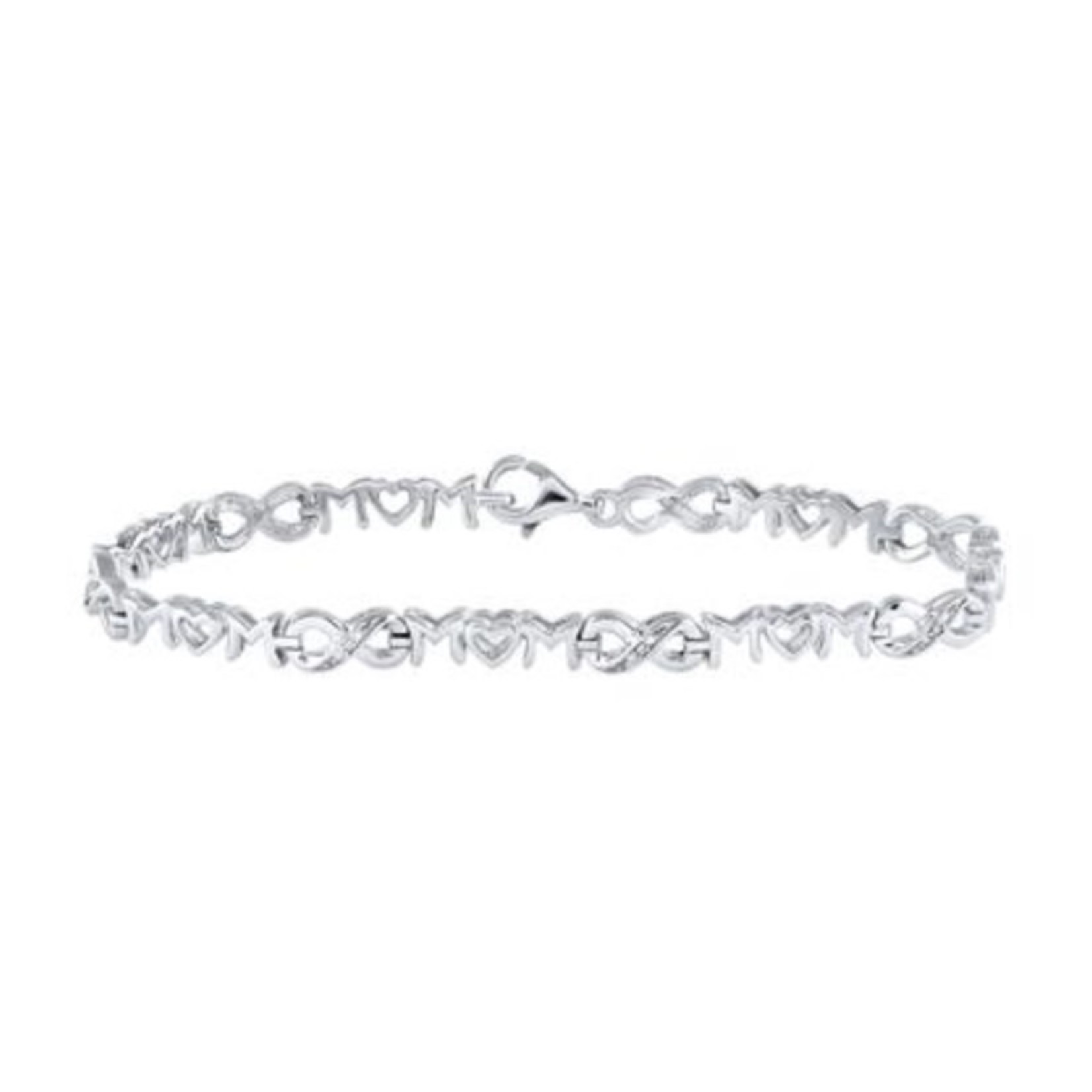 Cherished Moments Sterling Silver Mom and Me Double Heart Bracelet India |  Ubuy