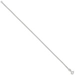 Quality Gold Sterling Silver .8mm 16” Box Chain