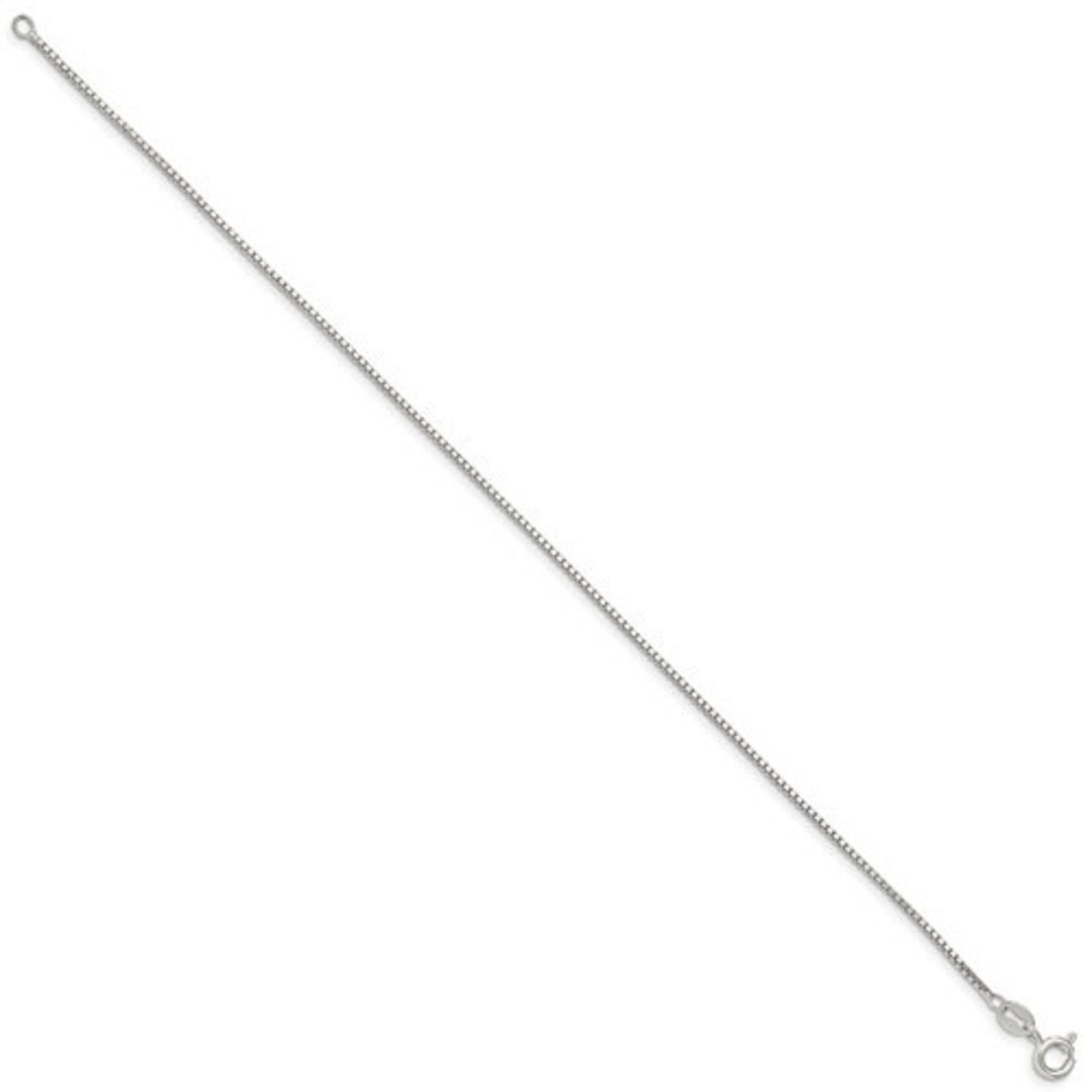 Quality Gold Sterling Silver .8mm 16” Box Chain