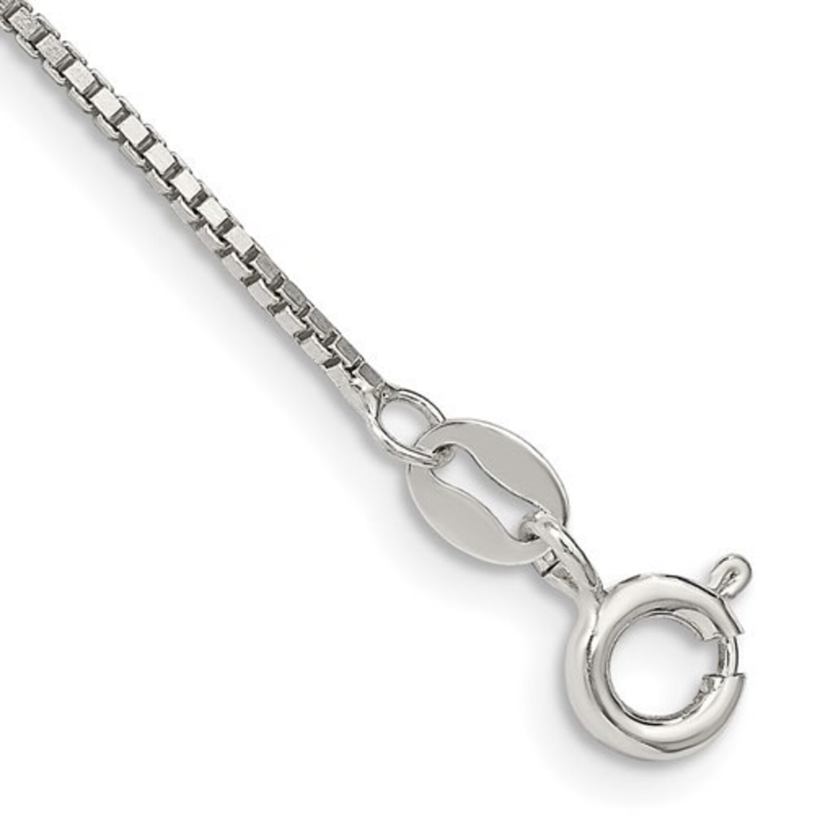 Quality Gold Sterling Silver .8mm 16” Box Chain