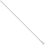 Quality Gold Sterling Silver .8mm 18” Box Chain