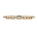 Diamond Traders 10k Yellow Gold 1/10 ctw Diamond Band