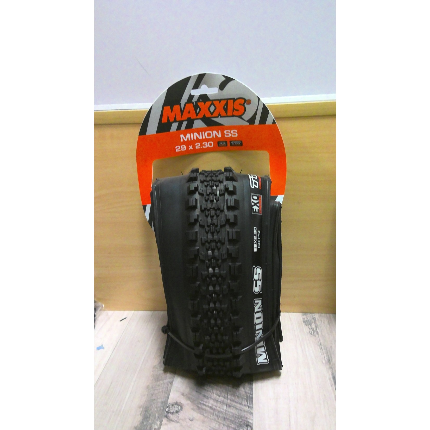 Maxxis Maxxis, Minion SS, Tire, 29''x2.30, Folding, Tubeless Ready, Dual, EXO, 60TPI, Black