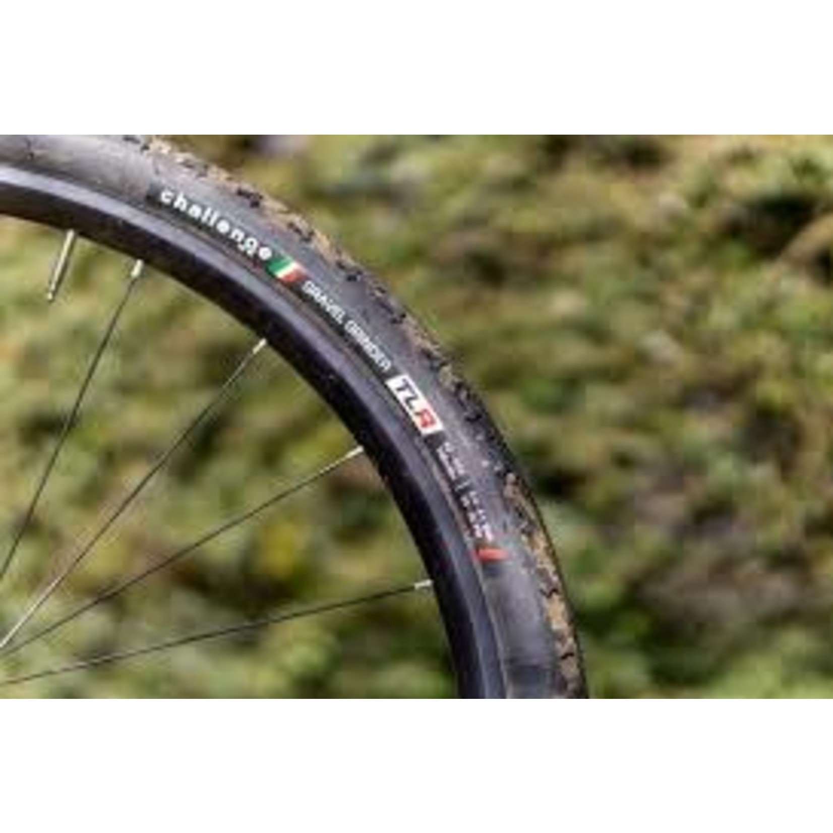 Challenge Challenge, Gravel Grinder TLR, Tire, 700x42C, Folding, Tubeless Ready, Vulcanized, Nylon, Black