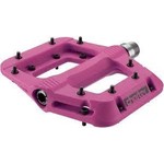 Raceface RaceFace Chester Pedals - Platform, Composite, 9/16",Magenta, Replaceable Pins