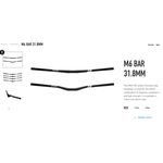 ENVE Enve  Bar M6 780mm, 25mm rise, 31.8, 9/5 deg Bar M6 780mm, 25mm rise, 31.8, 9/5 deg