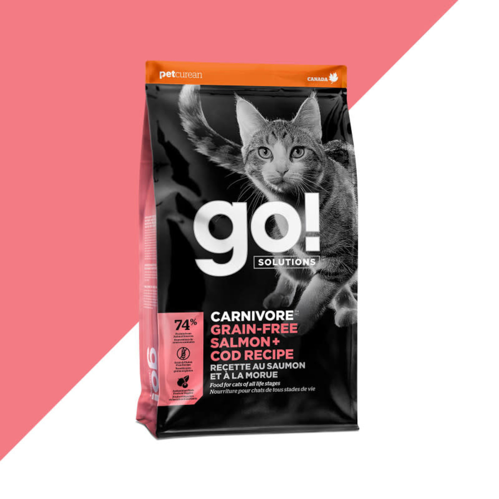 Petcurean Go Go Carnivore Saumon & Morue Chat