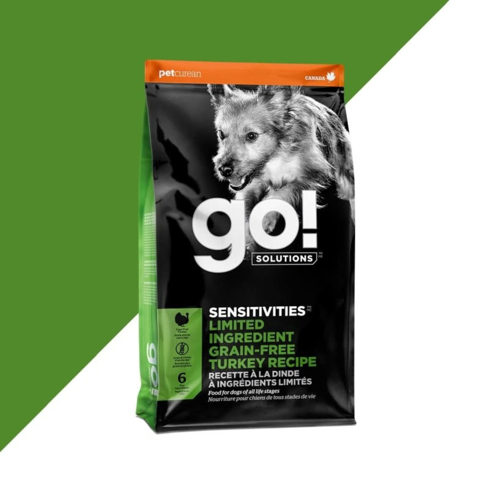 Petcurean Go Go Sensitivities Dinde Chien