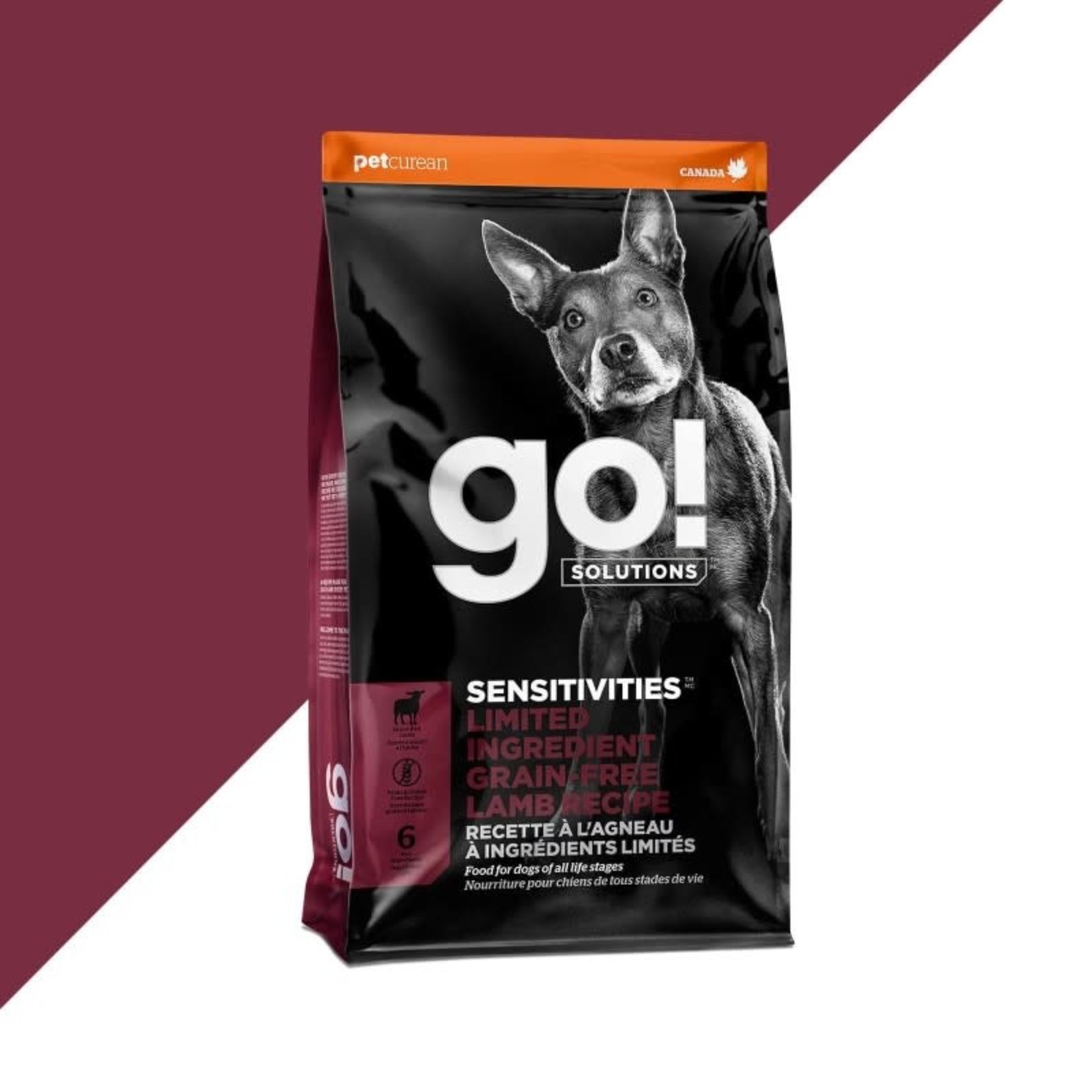 Petcurean Go Go Sensitivities Agneau Chien