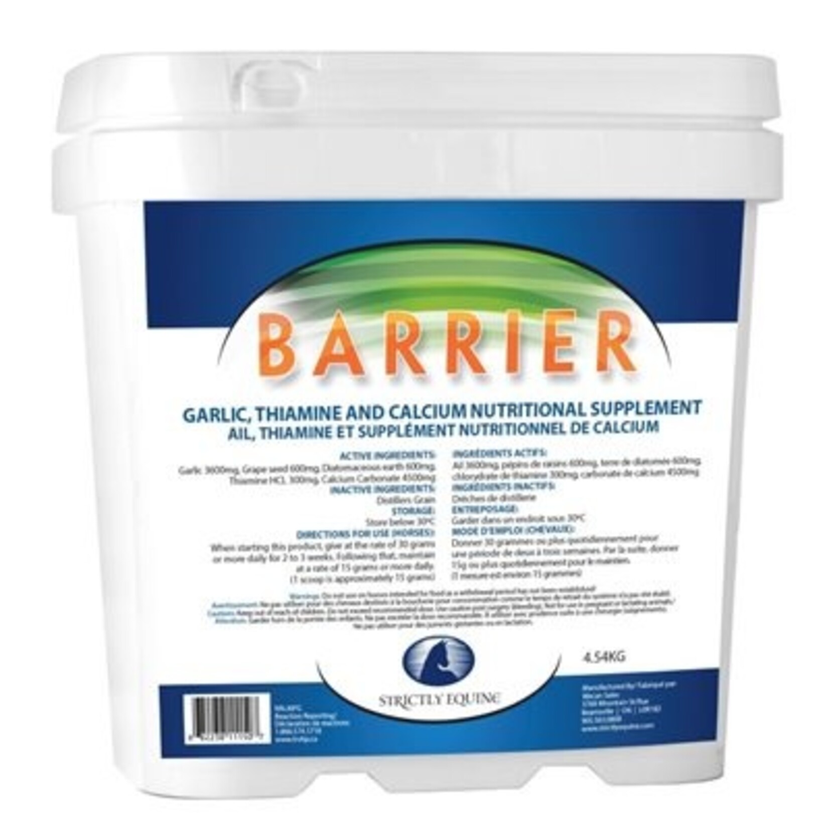 Barrier Ail, Thiamine & Supplément de calcium