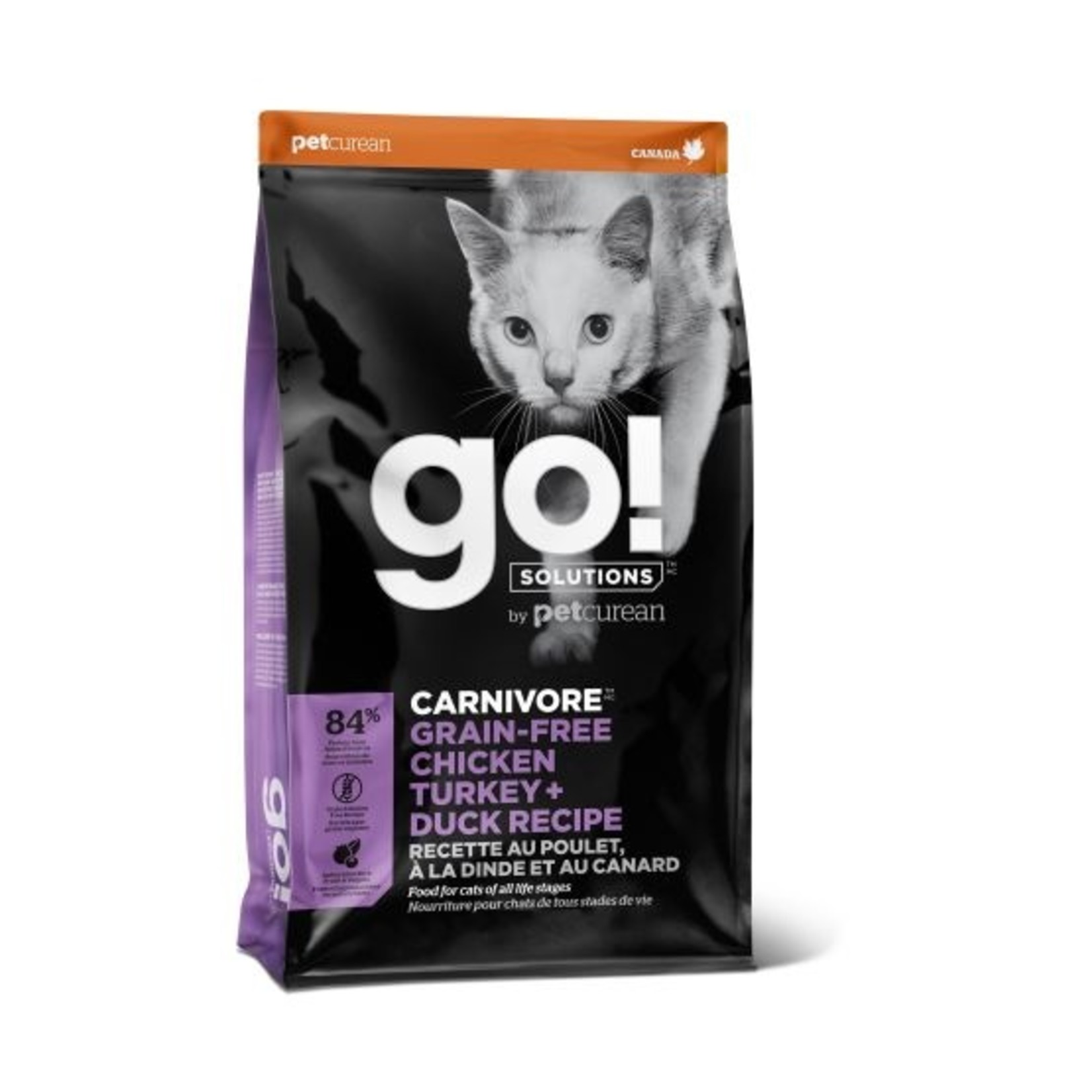 Petcurean Go Go Carnivore Poulet, Dinde & Canard Chat