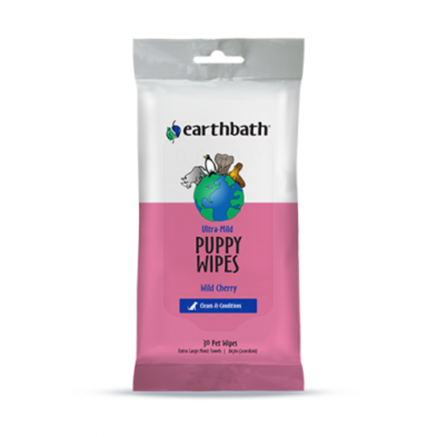 Earthbath Earthbath Lingettes pour chiot cerise sauvage