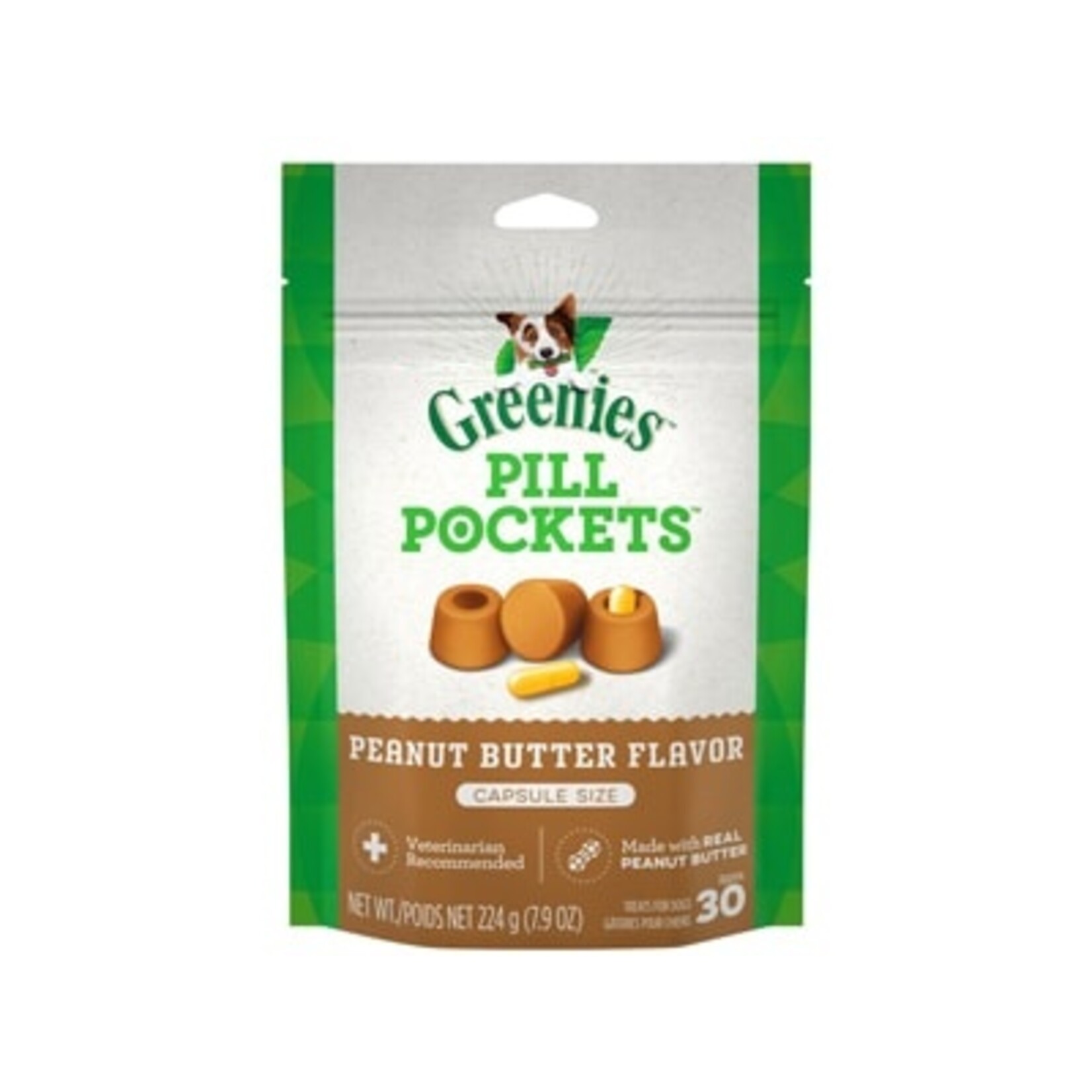 Greenies Greenies Pill Pocket au beurre de peanut 224 gr