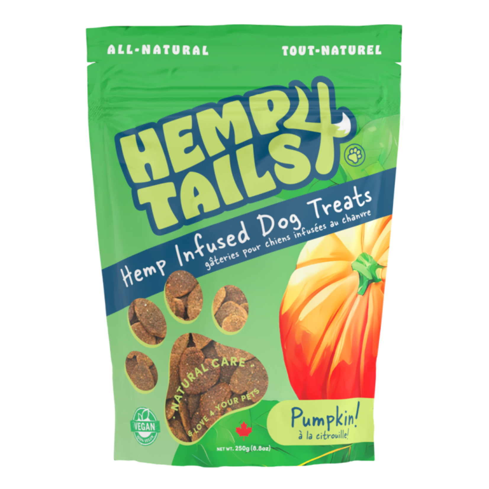 Hemp4Tails Hemp4Tails Gâteries citrouille 250 gr