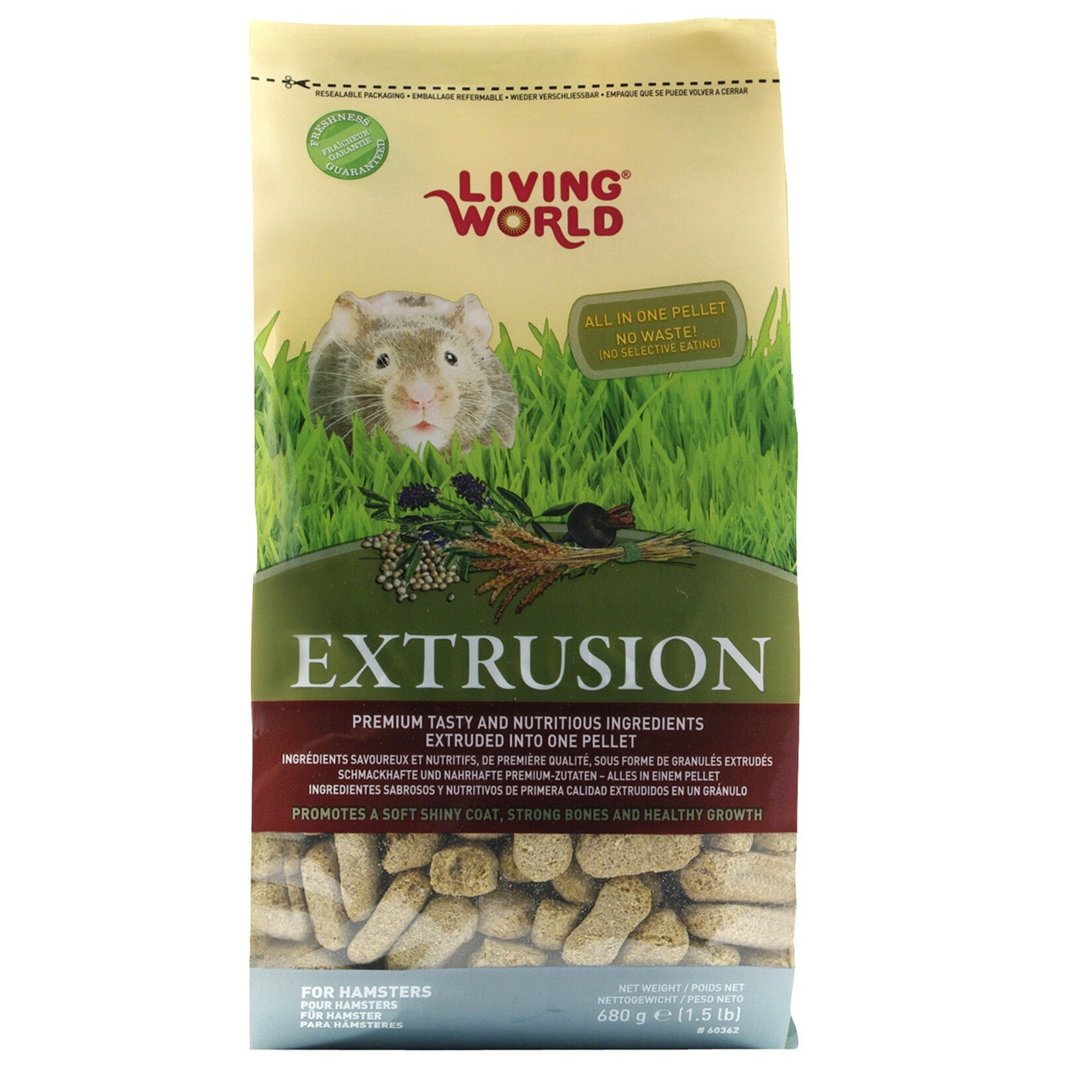 Living World Extrusion Hamster 680g