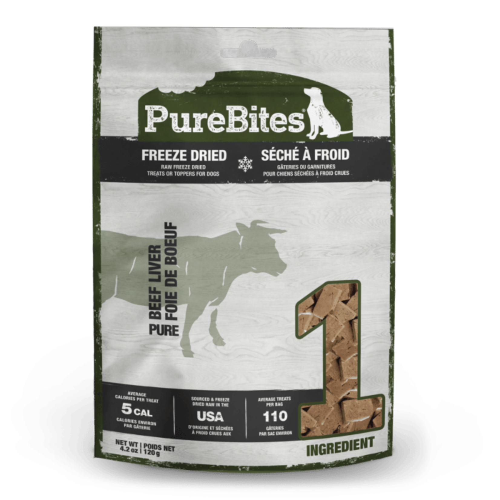 PureBites Pure Bites pure foie de boeuf 57g