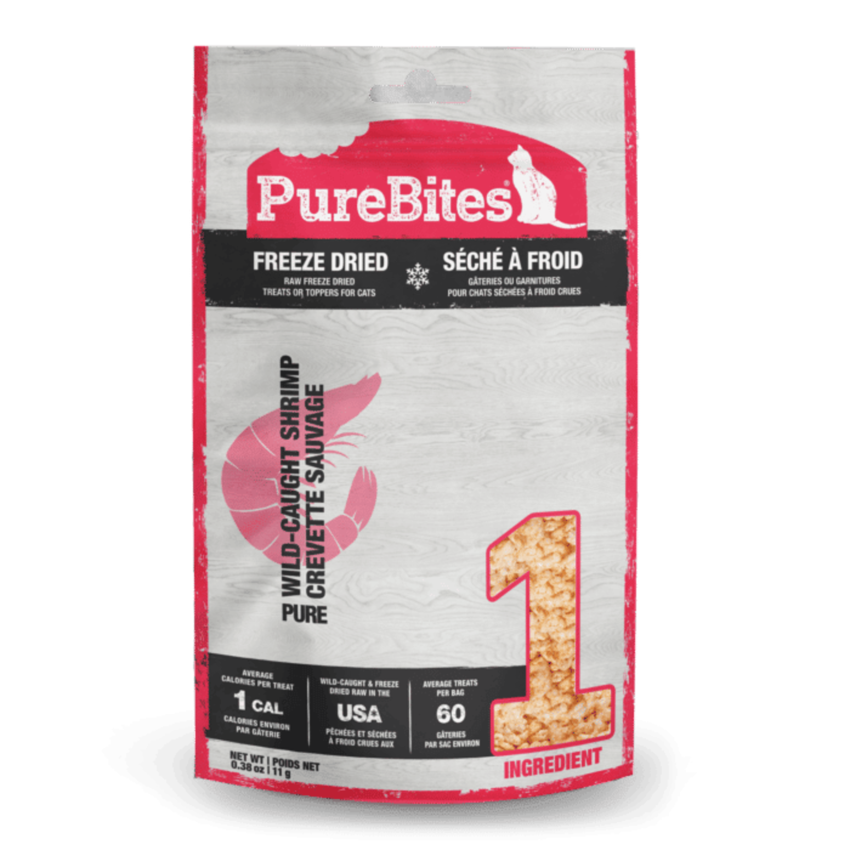 PureBites Pure Bites pure crevette sauvage 23g