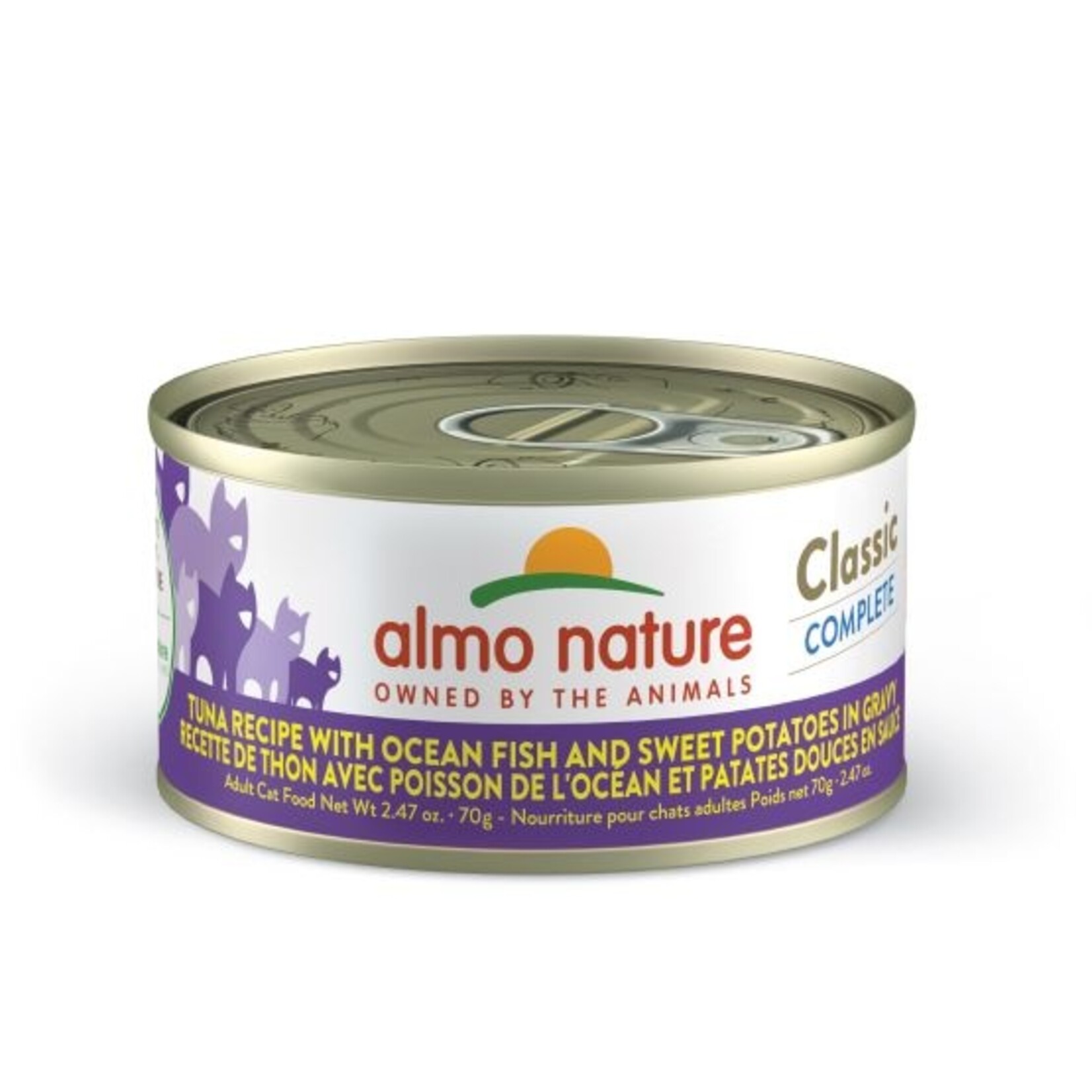 Almo Nature Almo Thon avec poisson de l'océan et patates douces en sauce 70 gr