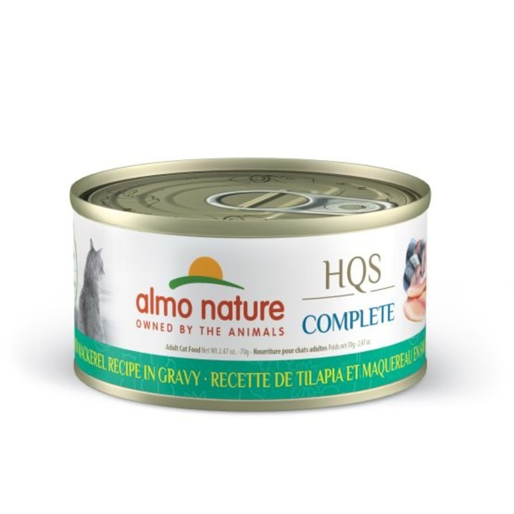 Almo Nature Almo chat recette Tilapia & Maquereau en sauce 70 gr