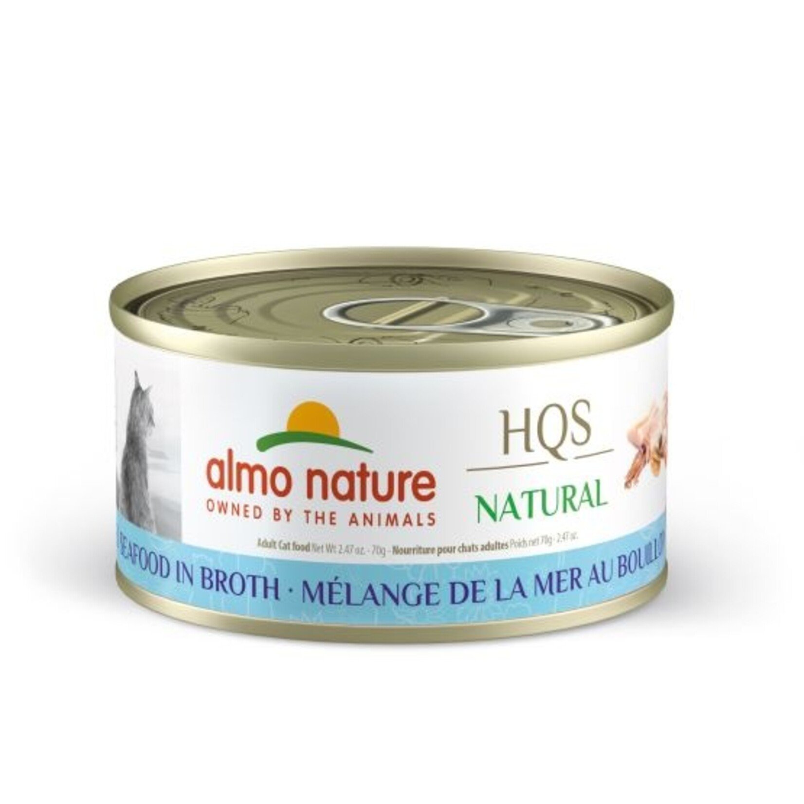 Almo Nature Almo nature Mélange de la mer au bouillon 70 gr