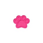 Dexypaws Dexypaws Tapis de léchage forme d'empreinte de patte rose