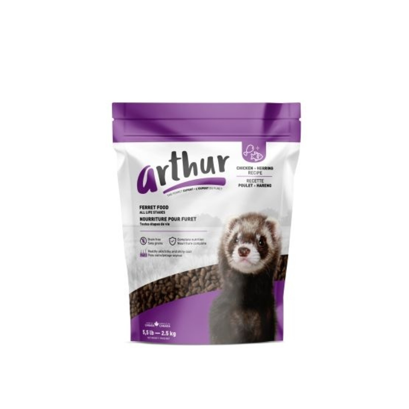 Arthur Arthur Nourriture pour furet toutes étapes de vie Poulet & Hareng