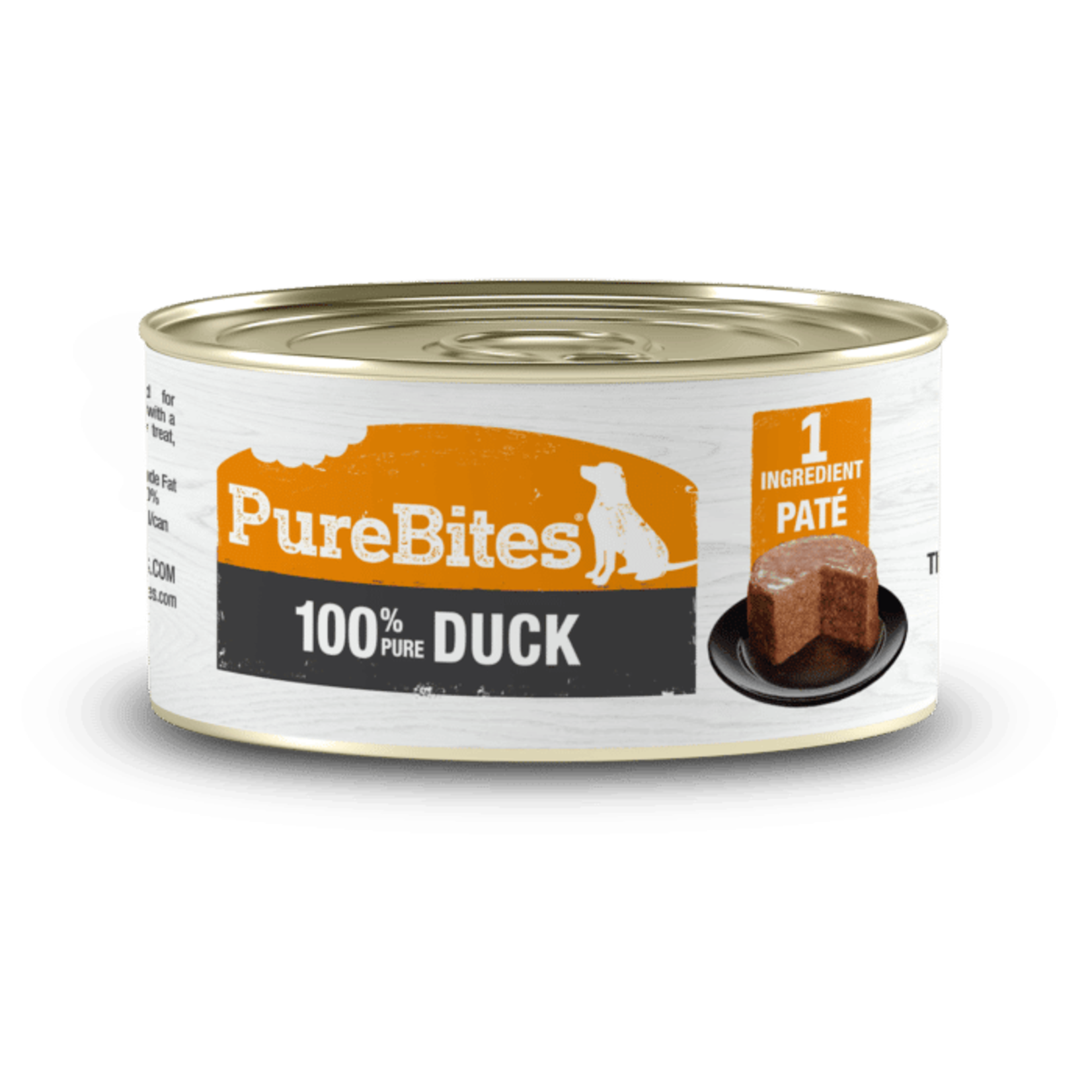 PureBites Purebite Paté 100% pure Canard 2.5 oz