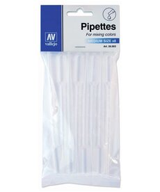 Vallejo Vallejo Pippettes Medium Size 3ml (8) Vallejo Vallejo Pippettes Medium Size 3ml (8)