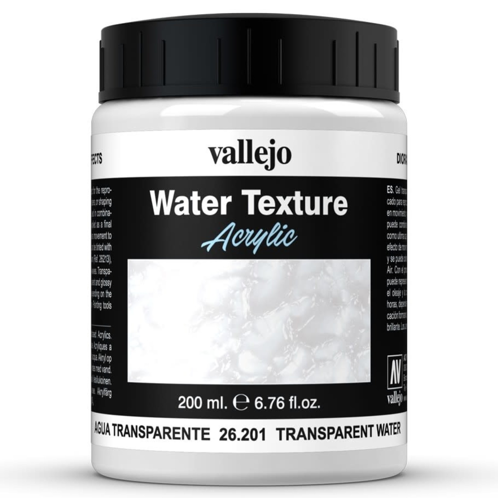 Vallejo Vallejo Water: Transparent Water 200ml (Paste)