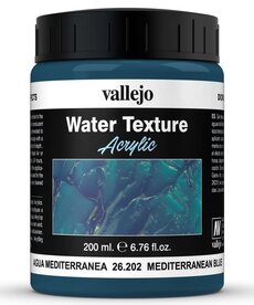 Vallejo Vallejo Water: Mediterranean Blue 200ml (Paste) Vallejo Vallejo Water: Mediterranean Blue 200ml (Paste)