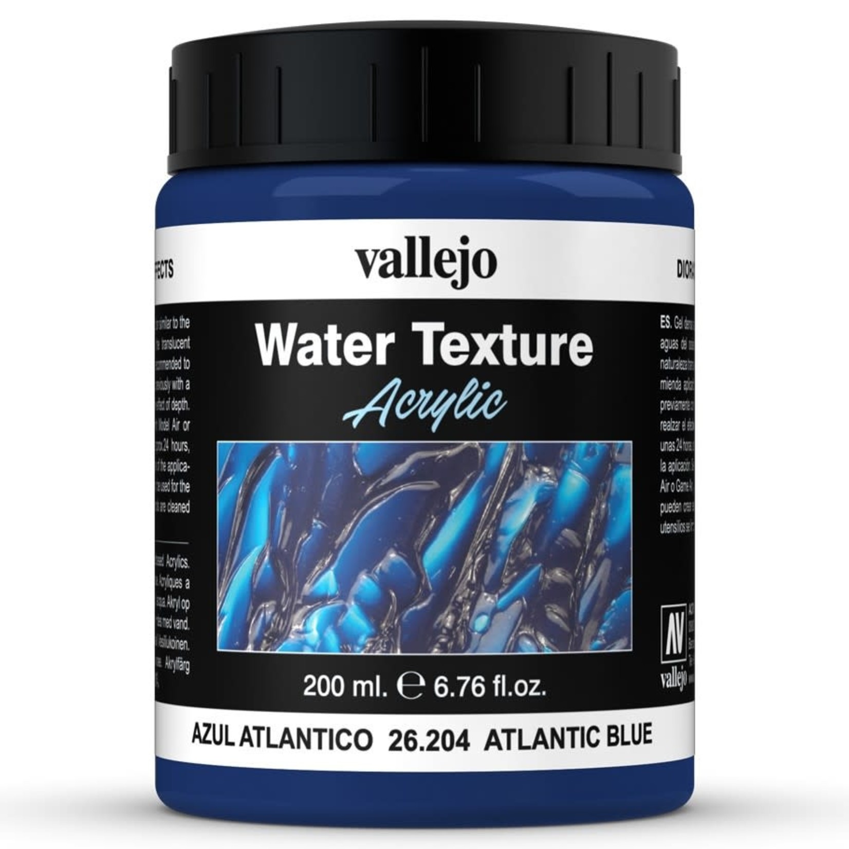 Vallejo Vallejo Water: Atlantic Blue 200ml (Paste)