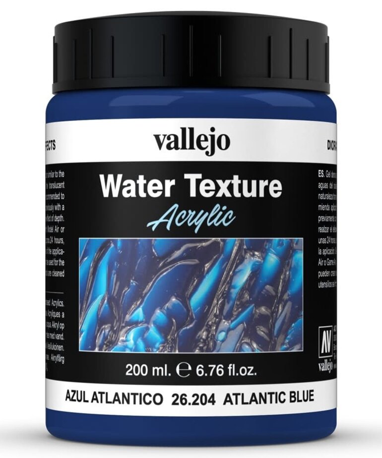Vallejo Vallejo Water: Atlantic Blue 200ml (Paste)
