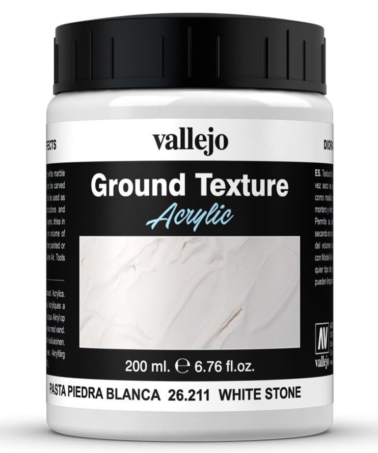 Vallejo Vallejo Ground: White Stone 200ml (Paste)