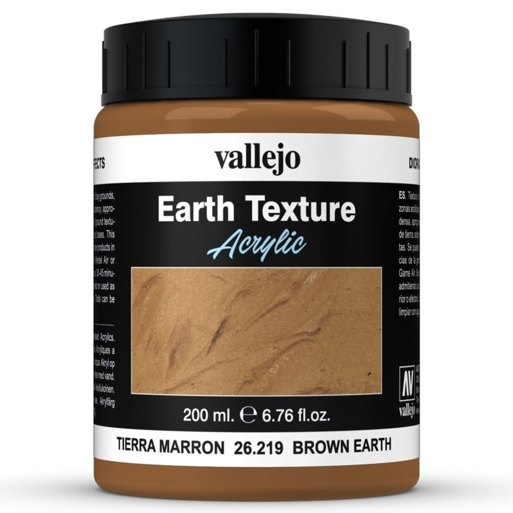 Vallejo Vallejo Earth: Brown Earth 200ml (Paste)