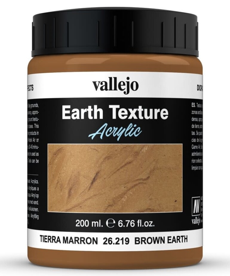Vallejo Vallejo Earth: Brown Earth 200ml (Paste)