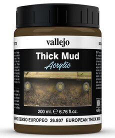 Vallejo Vallejo Mud: European Thick Mud 200ml (Paste) Vallejo Vallejo Mud: European Thick Mud 200ml (Paste)