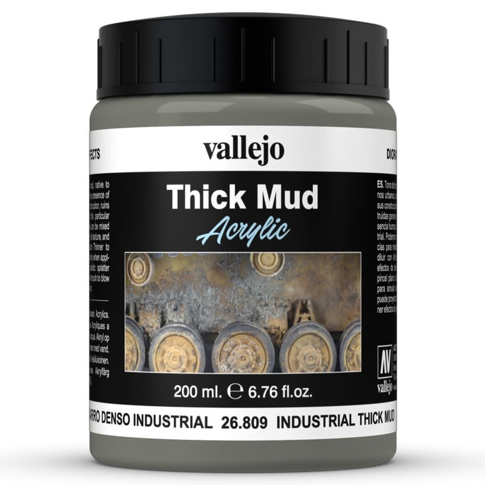 Vallejo Vallejo Mud: Industrial Thick Mud 200ml (Paste)