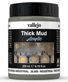 Vallejo Vallejo Mud: Industrial Thick Mud 200ml (Paste) Vallejo Vallejo Mud: Industrial Thick Mud 200ml (Paste)