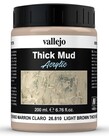 Vallejo Vallejo Mud: Light Brown Thick Mud 200ml (Paste) Vallejo Vallejo Mud: Light Brown Thick Mud 200ml (Paste)
