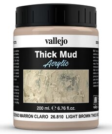 Vallejo Vallejo Mud: Light Brown Thick Mud 200ml (Paste) Vallejo Vallejo Mud: Light Brown Thick Mud 200ml (Paste)