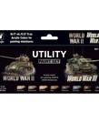 Vallejo Vallejo Model Color WWII WWIII Utility Paint Set (8) Set Vallejo Vallejo Model Color WWII WWIII Utility Paint Set (8) Set