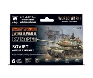 Vallejo Model Color WWIII Soviet Armor & Infantry (8) Set - Hard Knox Games