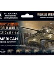 Vallejo Vallejo Model Color WWII American Armor & Infantry (6) Set