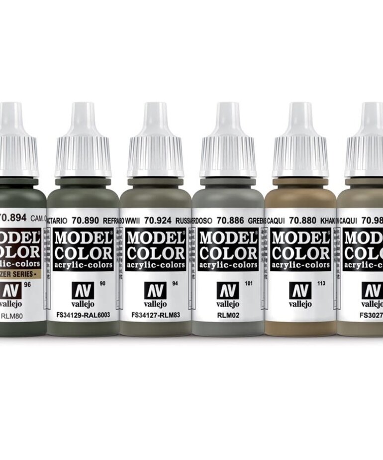 Vallejo Vallejo Model Color WWII Soviet Armor & Infantry (6) Set