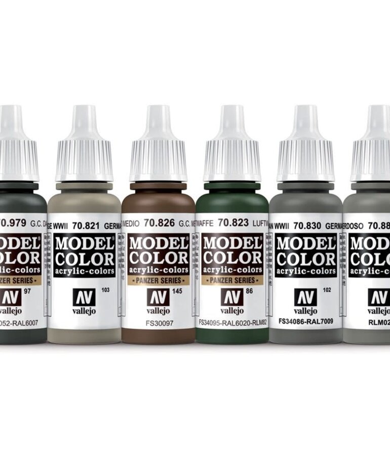 Vallejo Vallejo Model Color WWII German Infantry (6) Set