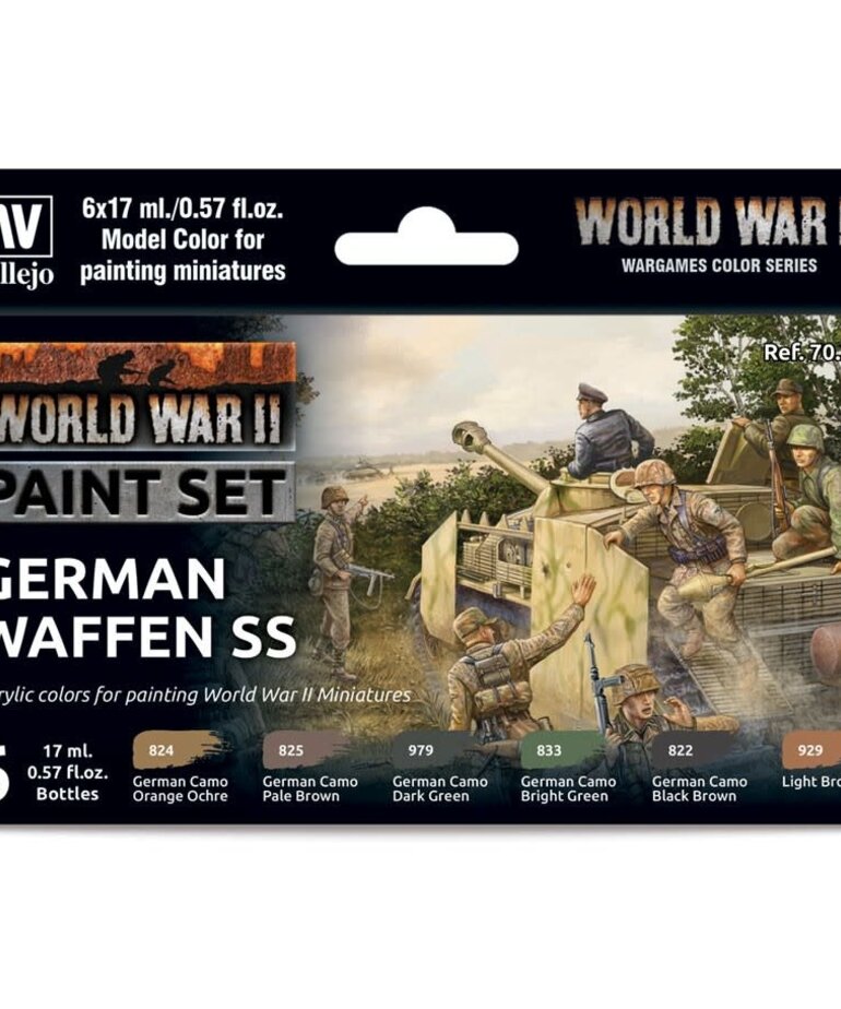 Vallejo Vallejo Model Color WWII German Waffen SS (6) Set